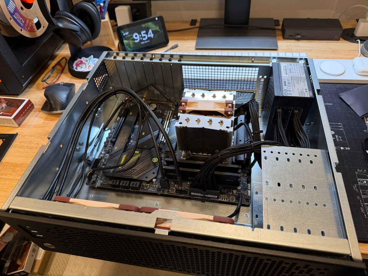 Fully assembled and cabled